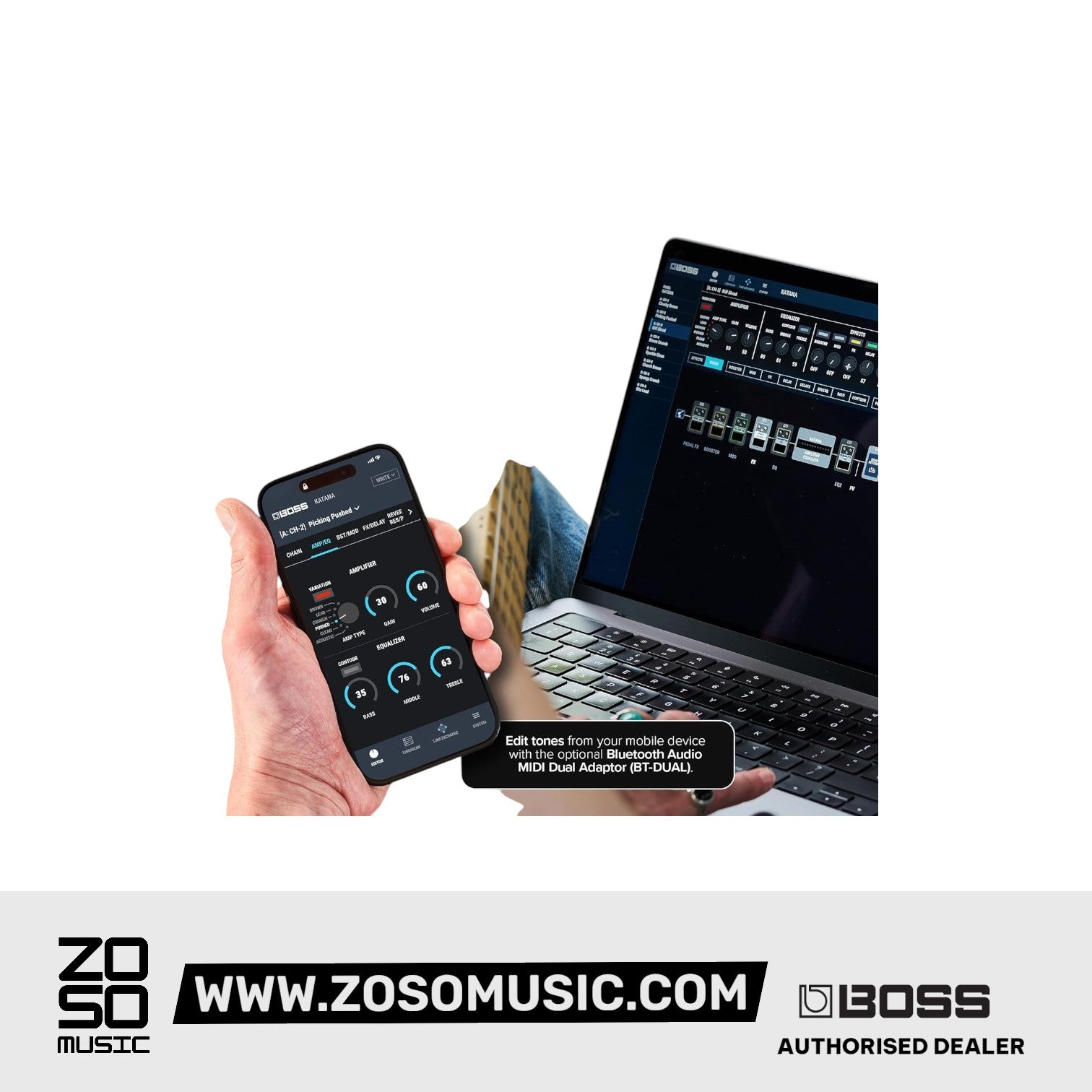 Boss Katana 100 G3 - Gen 3 100-watt 1x12'' Guitar Combo Amplifier |  BOSS |  AMPLIFIER-CABINET |  Zoso Music