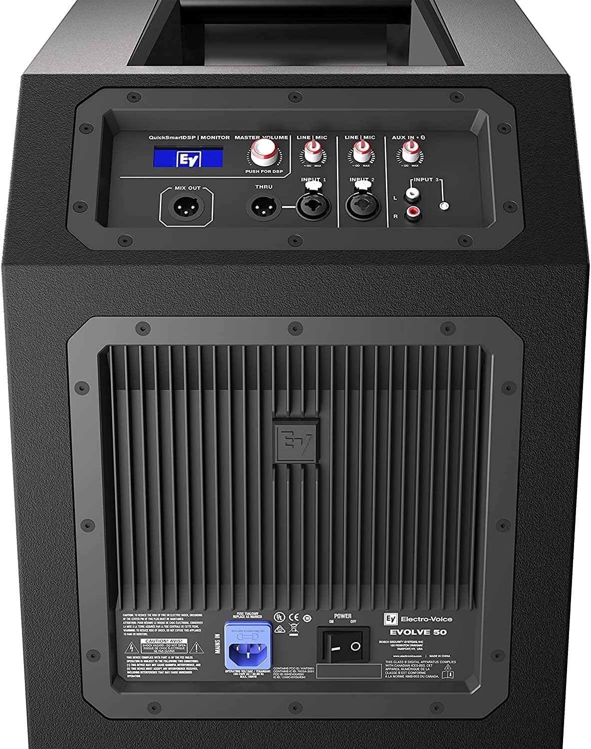 EV Electro-Voice Evolve 50 Powered Column Speaker - Black