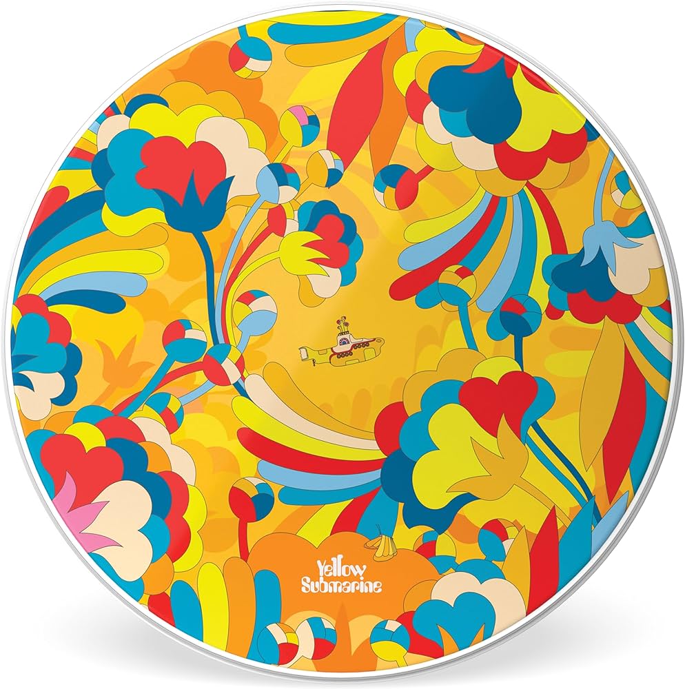 Evans Yellow Submarine Resonant Bass Drumhead, Primrose Prairie | Zoso Music Sdn Bhd