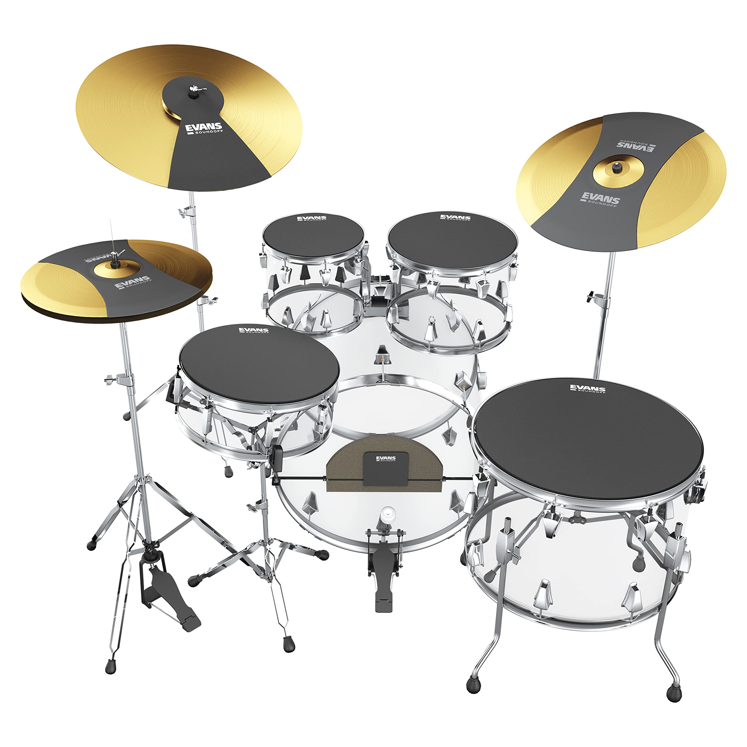 Evans SoundOff Fusion Box Set |  EVANS |  DRUM-HARDWARE |  Zoso Music