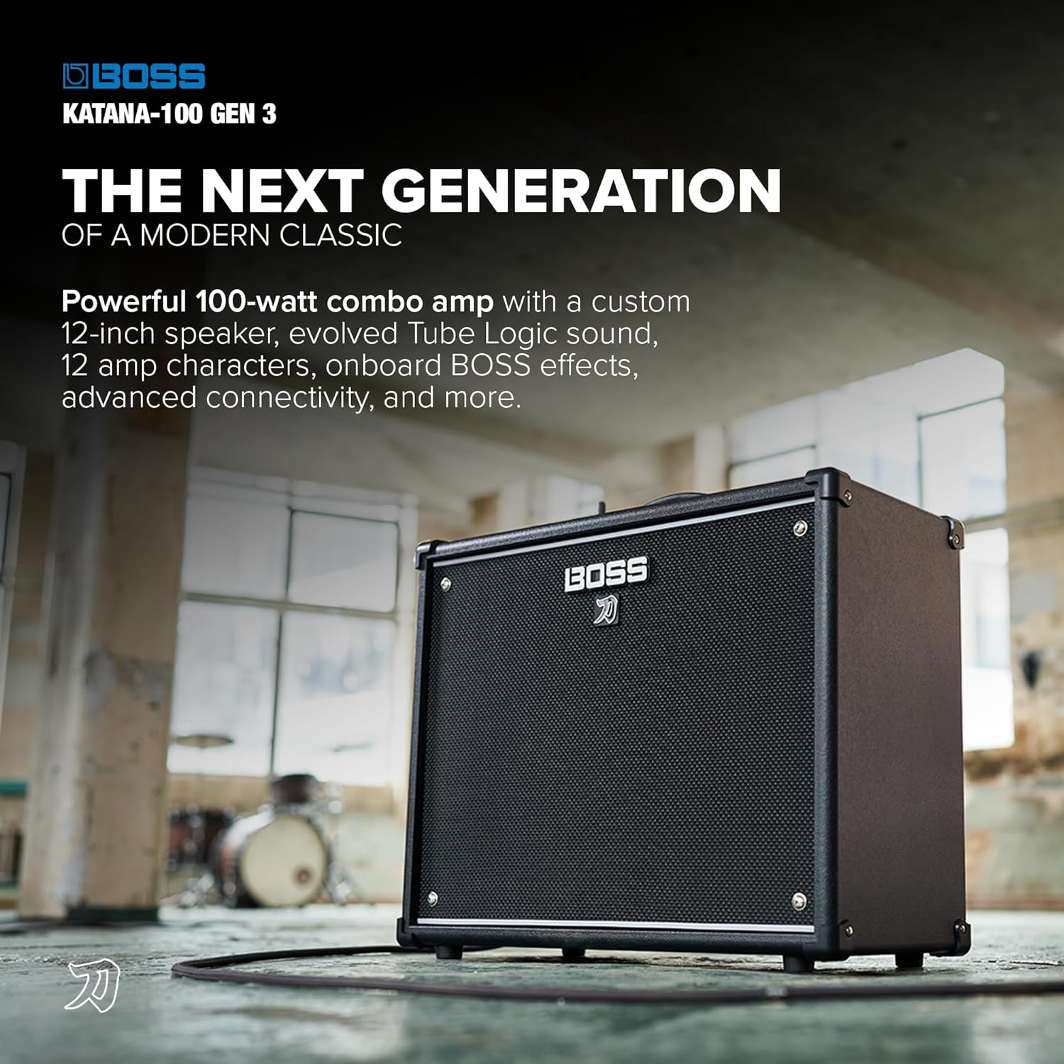 Boss Katana 100 G3 - Gen 3 100-watt 1x12'' Guitar Combo Amplifier |  BOSS |  AMPLIFIER-CABINET |  Zoso Music