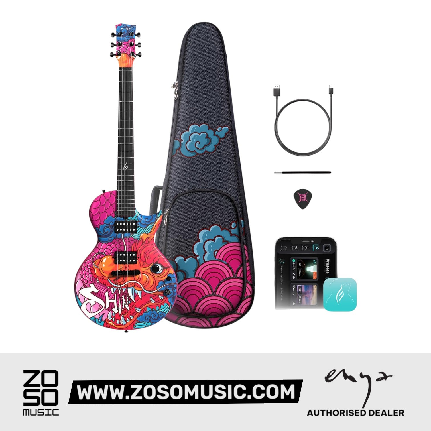 Enya Inspire Smart Electric Guitar - Shinichi Kobayashi | Zoso Music Sdn Bhd
