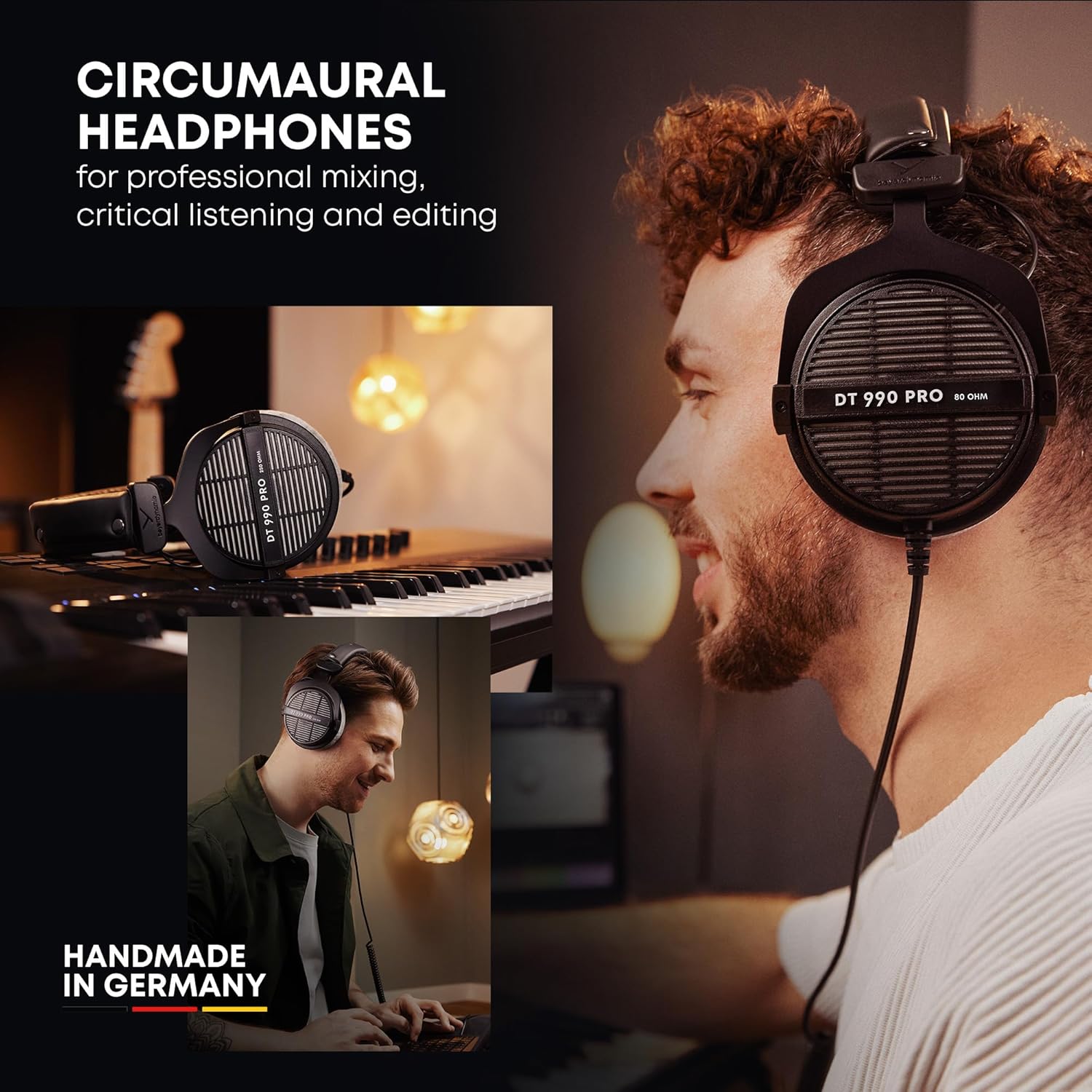 Beyerdynamic DT 990 PRO 80 Ohm Over-Ear Studio Headphones