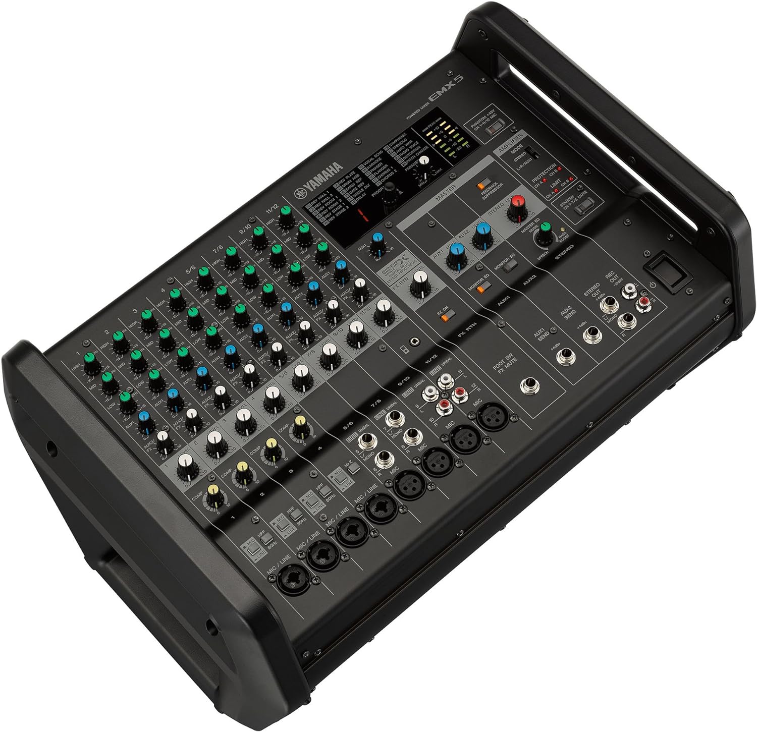 Yamaha EMX5 12-channel 1260W Powered Mixer |  YAMAHA PRO AUDIO |  MIXER-POWERED |  Zoso Music