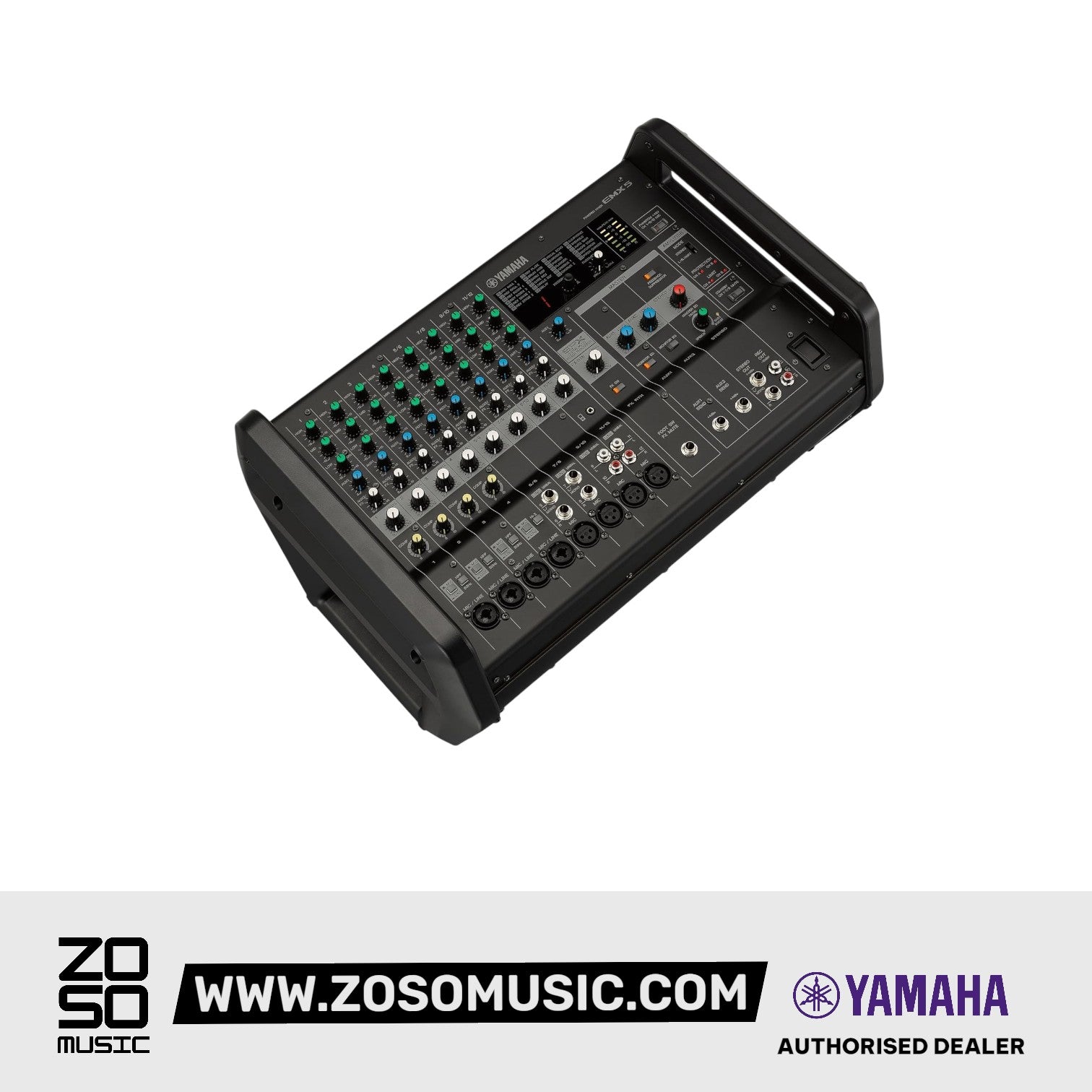 Yamaha EMX5 12-channel 1260W Powered Mixer |  YAMAHA PRO AUDIO |  MIXER-POWERED |  Zoso Music