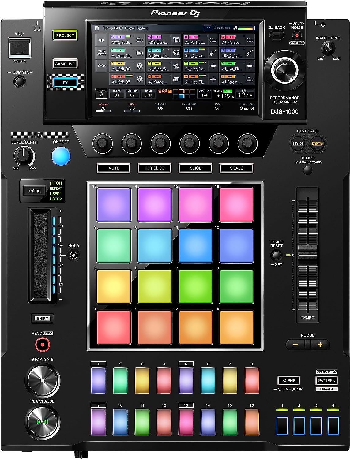 PIONEER DJS-1000 16 TRACK DYNAMIC DJ SAMPLER, PIONEER, DJ GEAR, pioneer-dj-gear-djs-1000, ZOSO MUSIC SDN BHD