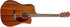 Fender CD-140SCE Dreadnought Acoustic Guitar w/Case, Walnut FB, All-Mahogany