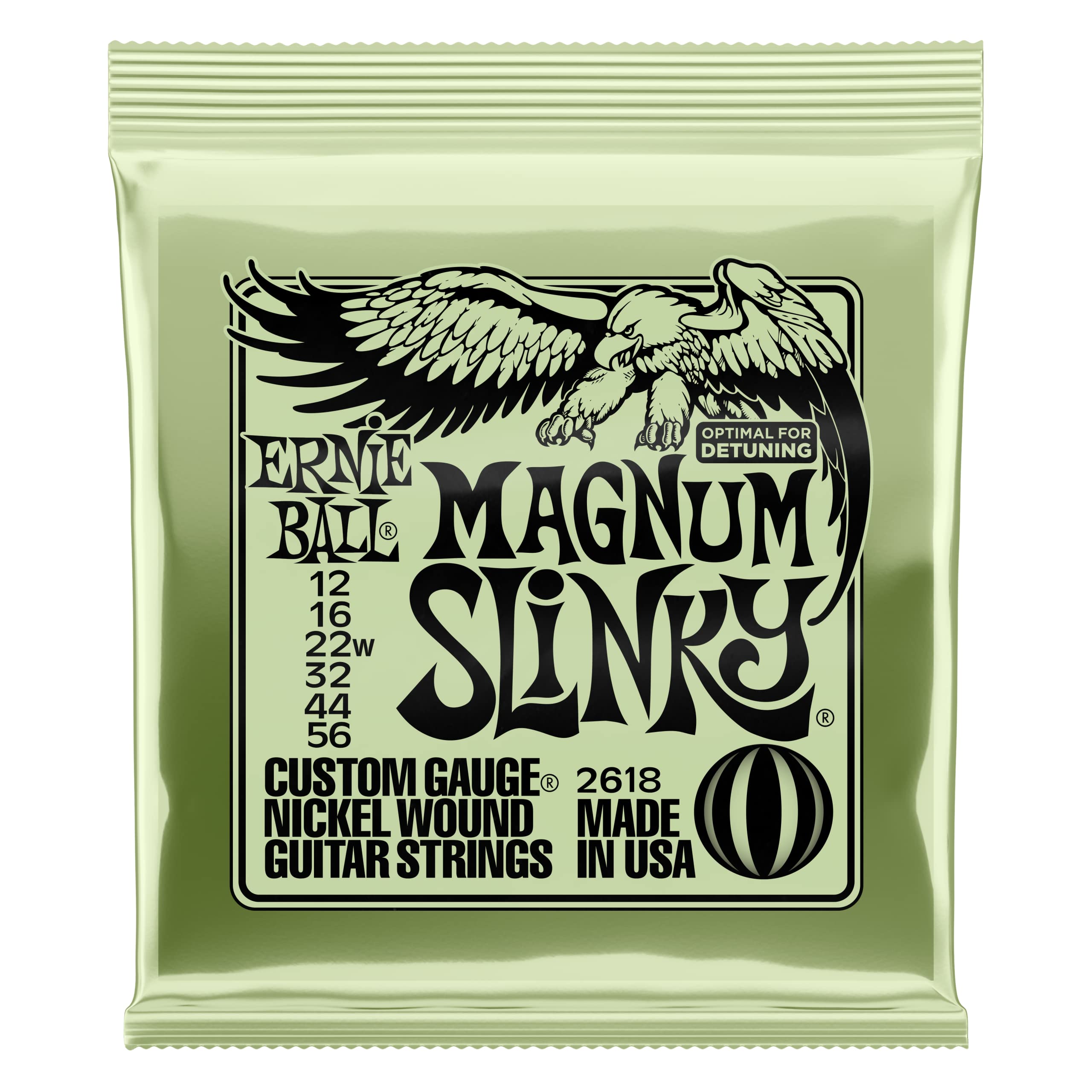 Ernie Ball P02618 Magnum Slinky Nickel Wound Electric Guitar Strings, 12-56 Gauge | Zoso Music Sdn Bhd
