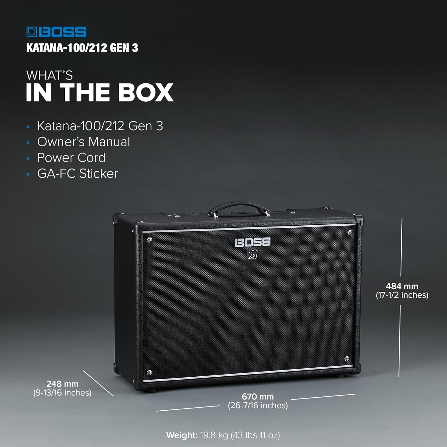 Boss Katana-100/212 Gen 3 150-watt 2x12