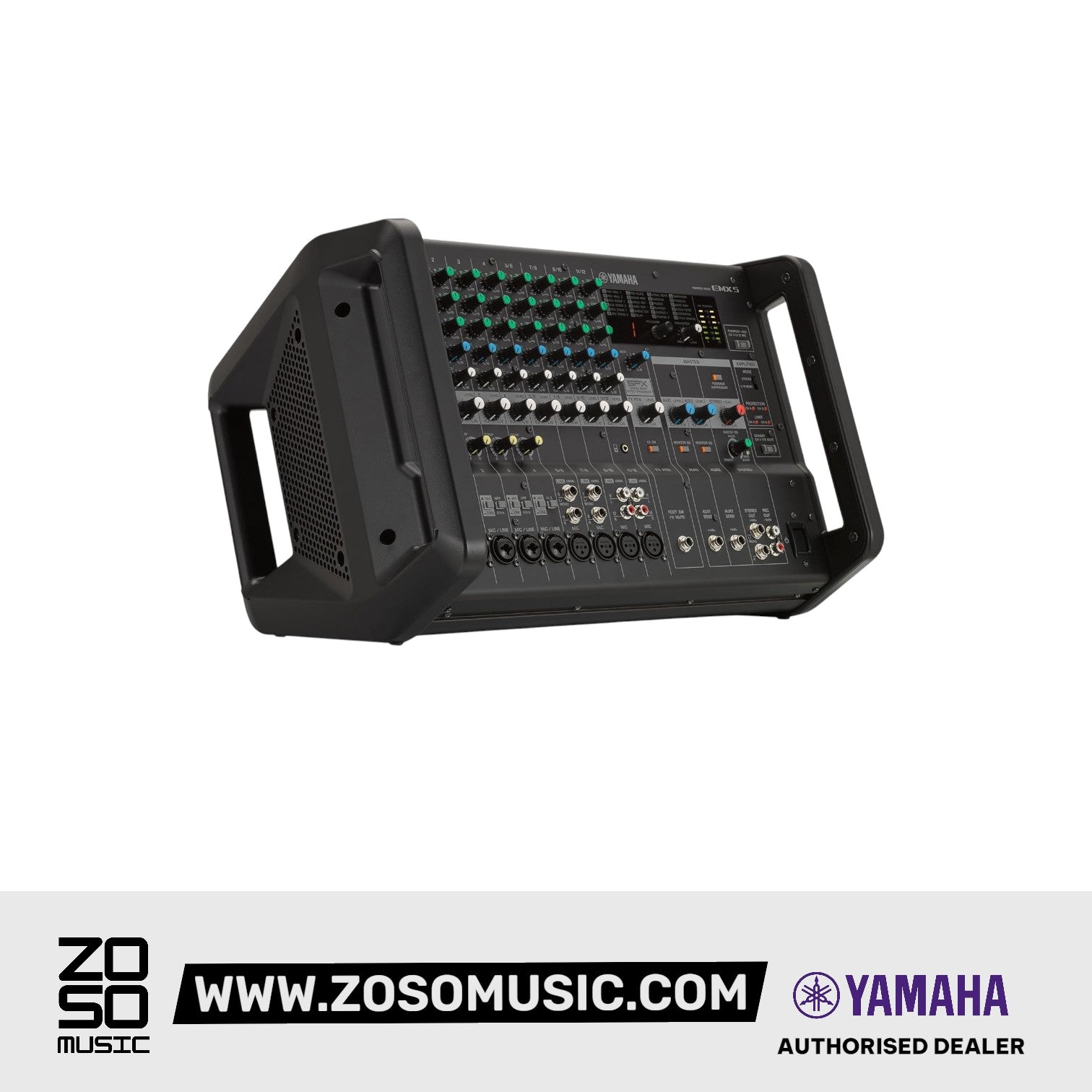 Yamaha EMX5 12-channel 1260W Powered Mixer |  YAMAHA PRO AUDIO |  MIXER-POWERED |  Zoso Music