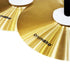 DrumBito MC-P14BR Primary Series Marching Band Cymbals 14" - Pair (Free Leather Cymbal Straps & Cymbal Felts)