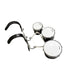DrumBito MT-P81012 Primary Series Marching Trio Tom 8", 10" & 12" with Carrier & Drumsticks - Black Sparkle (Tenor Drum) |  DRUMBITO |  DRUM-TRIOTOM |  Zoso Music