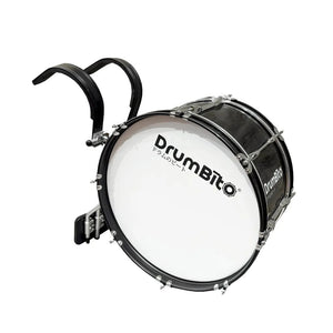 DrumBito MB-P2010 Primary Series Marching Bass Drum 20" with Strap & Mallets - Black Sparkle |  DRUMBITO |  DRUM-SNARE DRUM |  Zoso Music