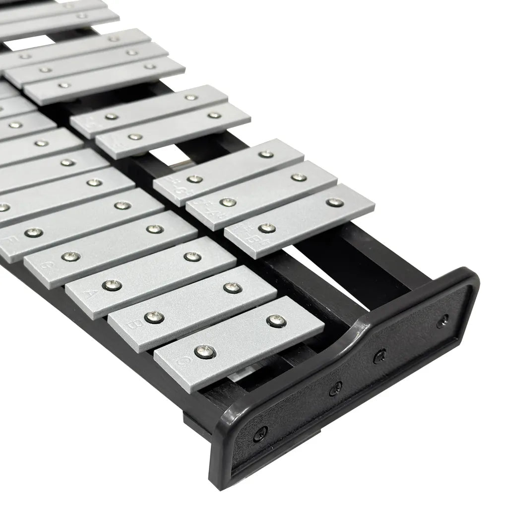 DrumBito MBL-P32 Primary Series Marching Bell with Carrier & Mallets - 32 Keys (Marching Glockenspiel)