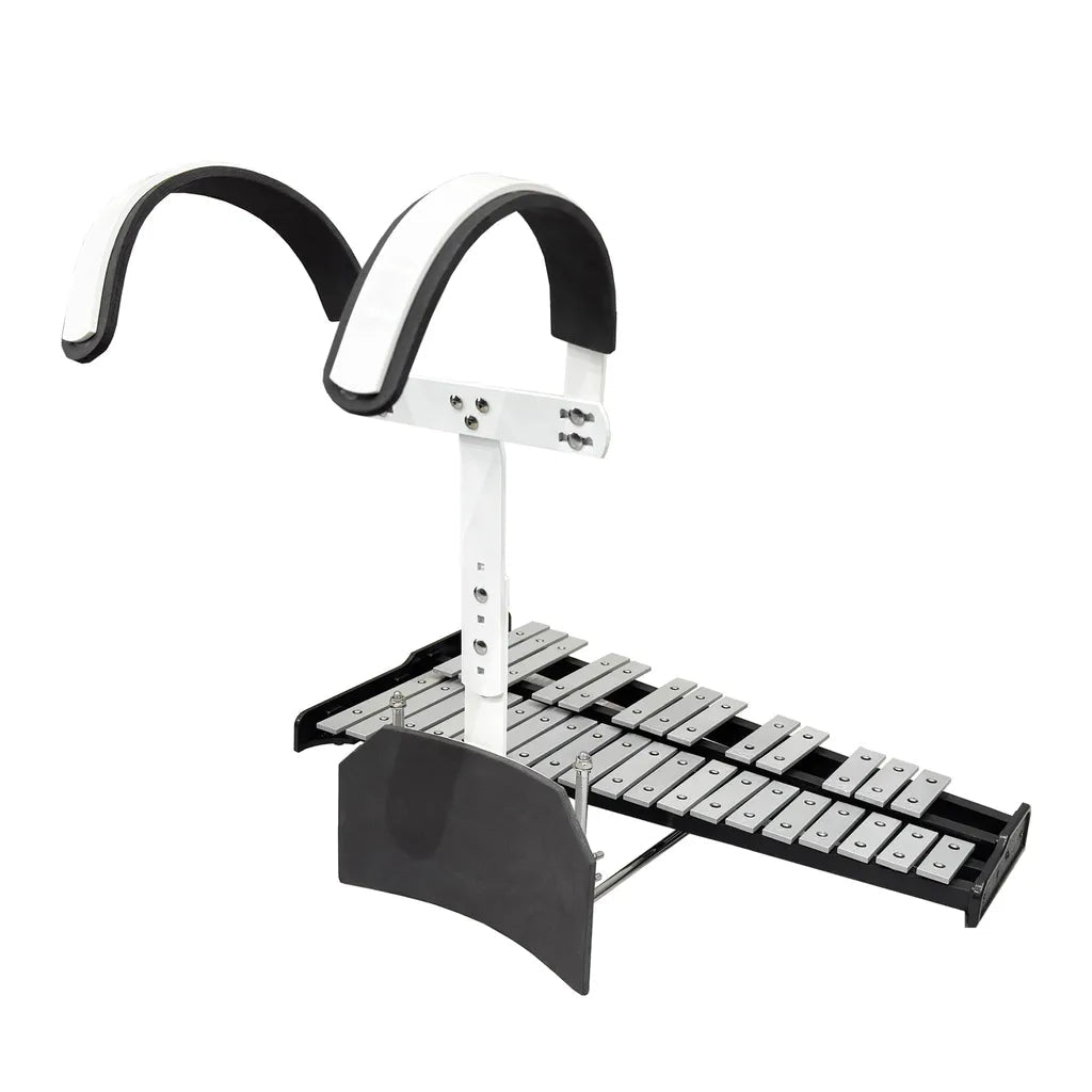 DrumBito MBL-P32 Primary Series Marching Bell with Carrier & Mallets - 32 Keys (Marching Glockenspiel)