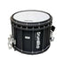 DrumBito MS-S1412 Standard Series Marching High Tension Snare Drum 14" with Carrier & Drumsticks - Black