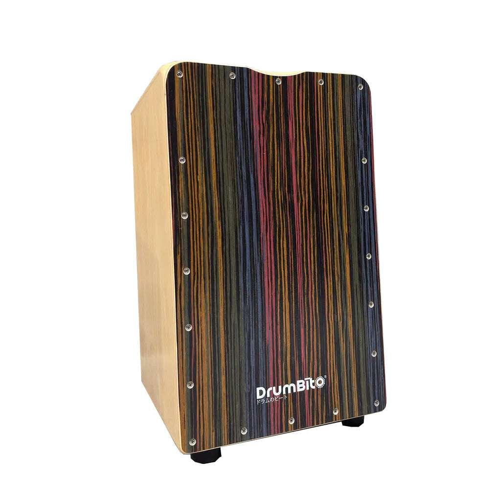 DrumBito CJ-01 Double Snares Wooden Cajon with Padded Bag (Free Rubber Seat Cushion) | Zoso Music Sdn Bhd