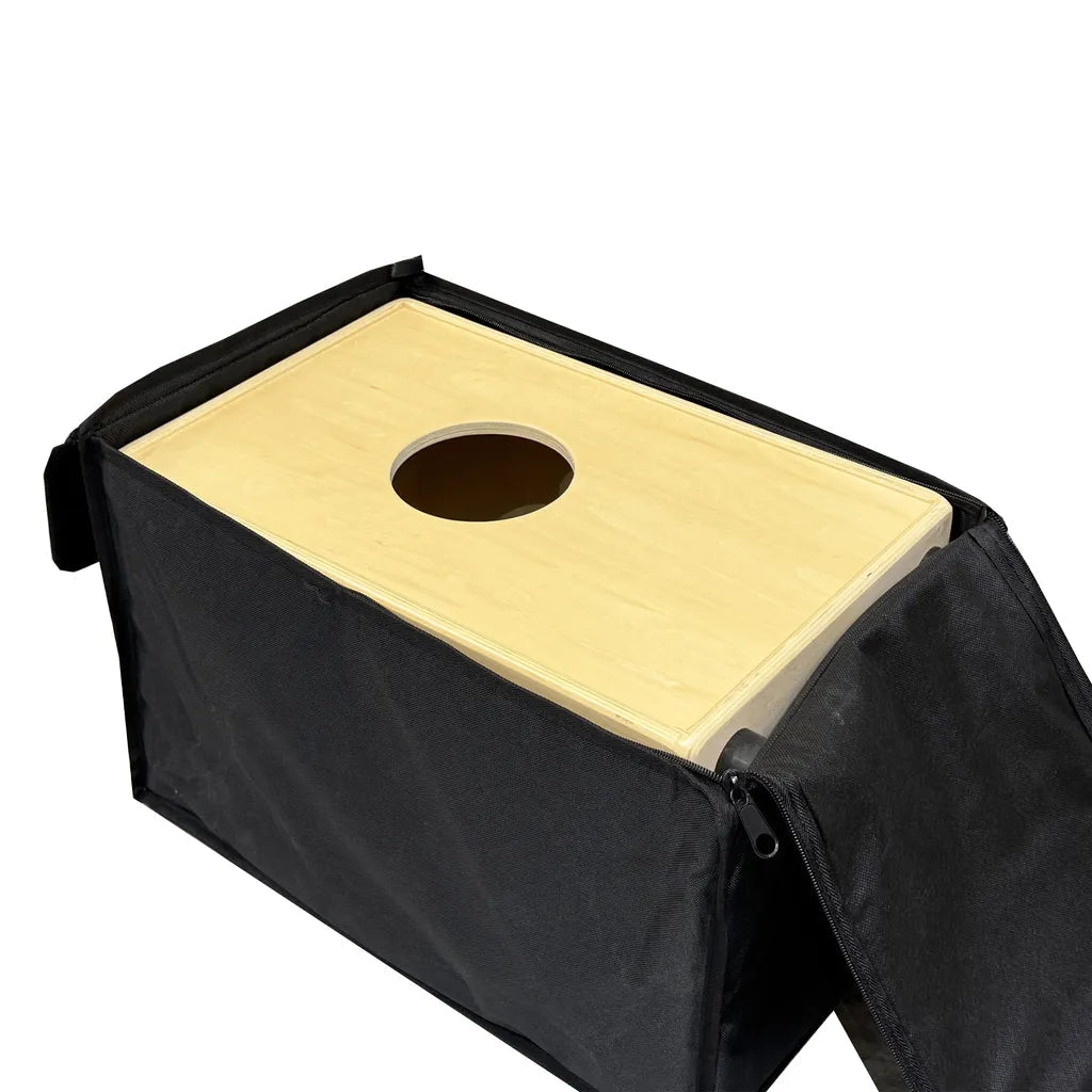 DrumBito CJ-01 Double Snares Wooden Cajon with Padded Bag (Free Rubber Seat Cushion)