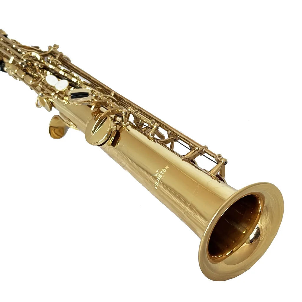 FujinTon SS-100 Student Series Soprano Saxophone with Case - Lacquer