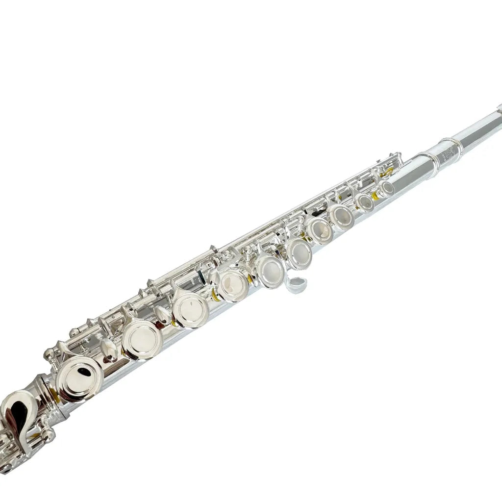 FujinTon FL-200 Student Premium Series Flute in C key with E/mechanism & Case - Silver Plated