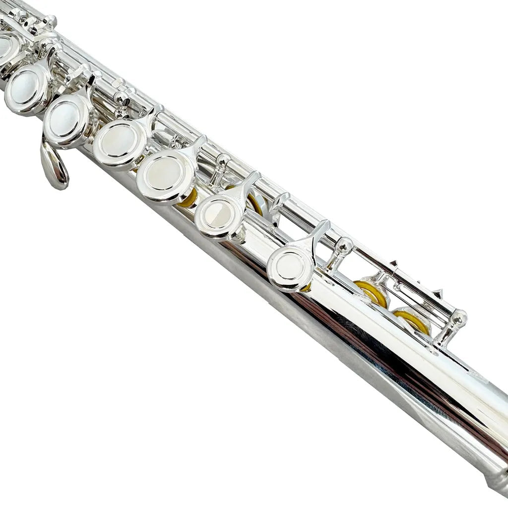 FujinTon FL-200 Student Premium Series Flute in C key with E/mechanism & Case - Silver Plated