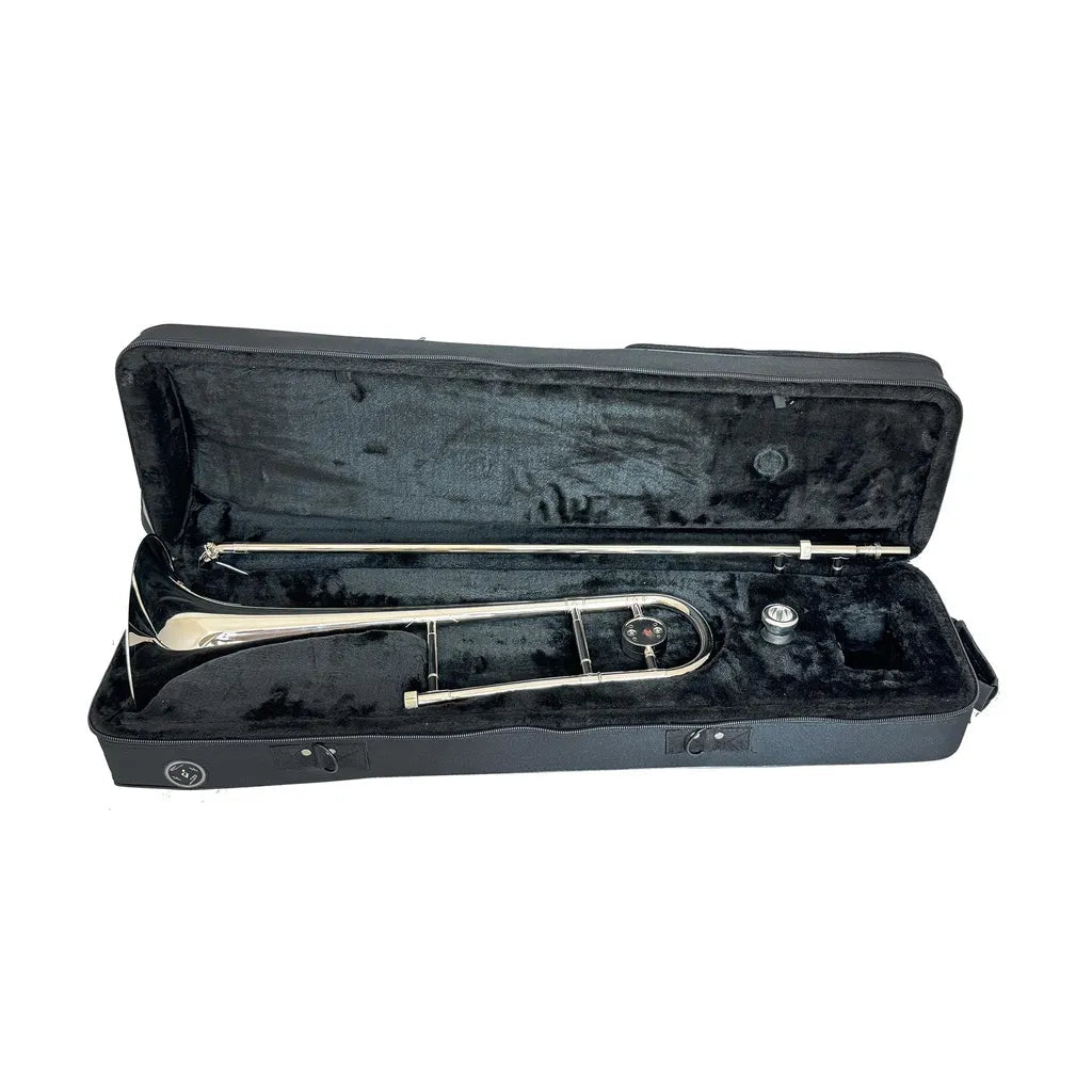 FujinTon SL-100N Student Series Bb Tenor Trombone with Case - Nickel Plated