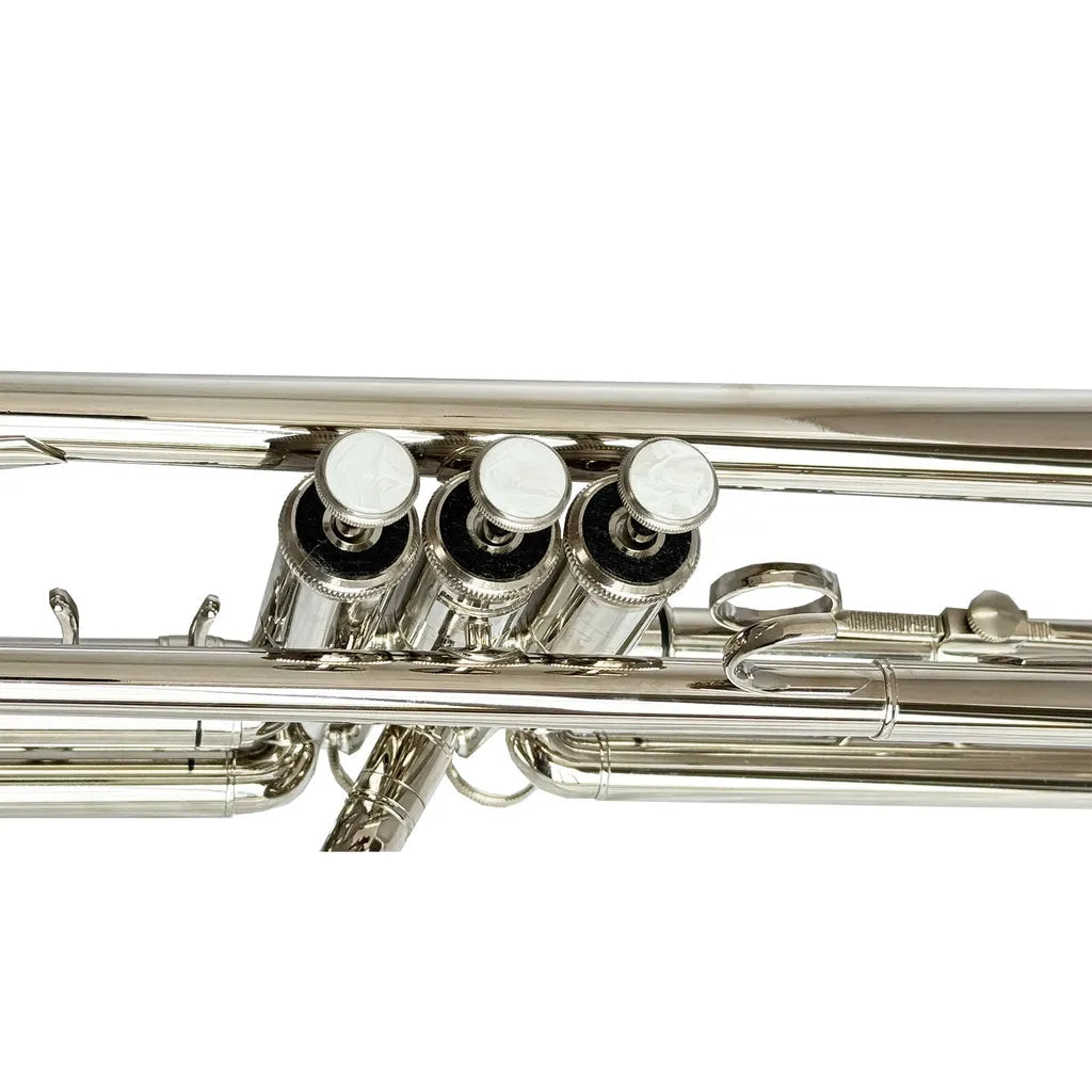 FujinTon TR-100N Student Series Bb Trumpet with Case - Nickel Plated