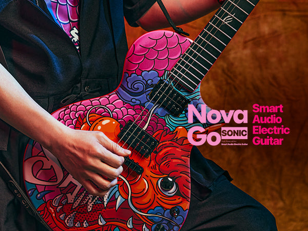 Enya Nova GO Sonic Electric Guitar Dragon