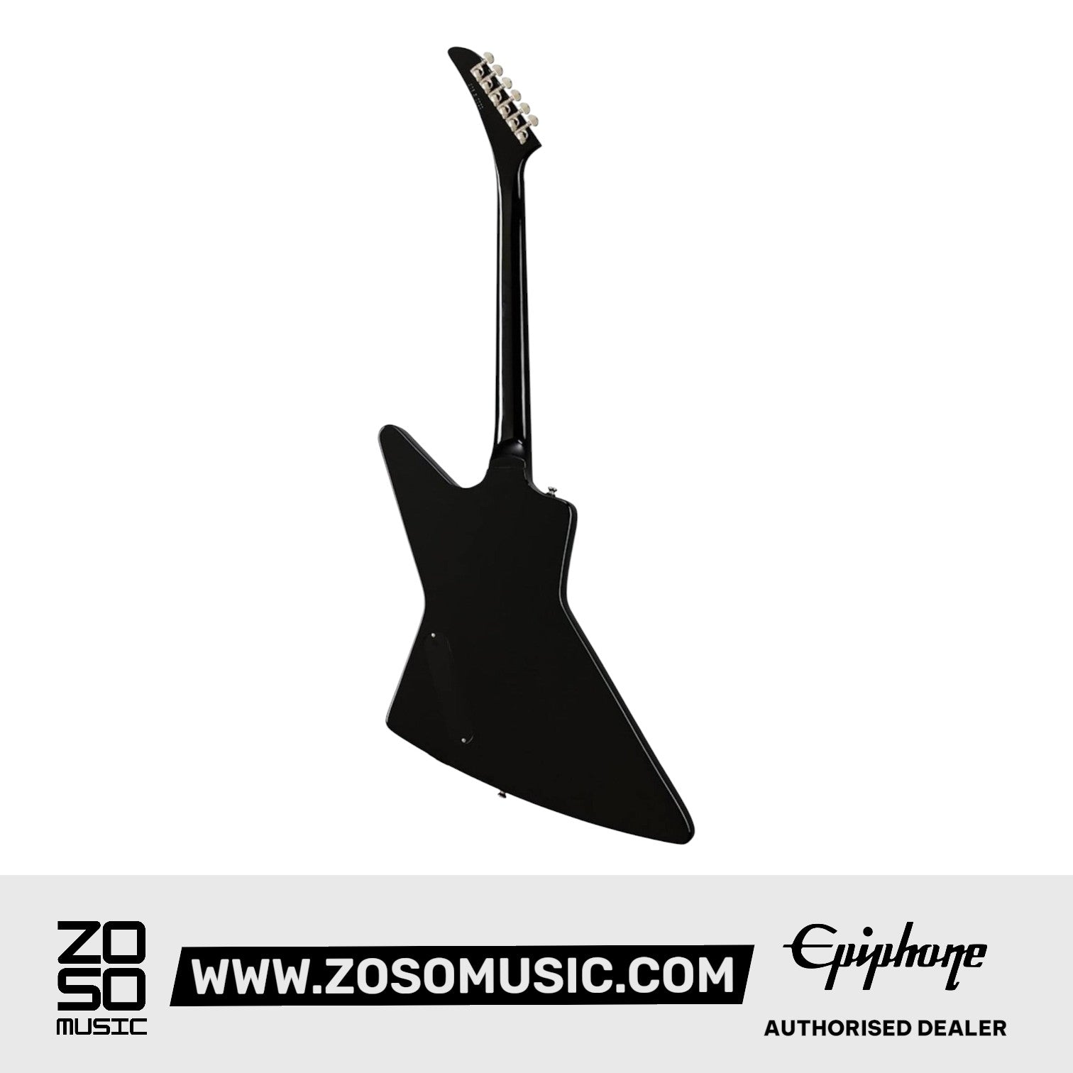 Epiphone EIXPEBNH1 Explorer Electric Guitar - Ebony |  EPIPHONE |  ELECTRIC GUITAR |  Zoso Music