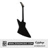 Epiphone EIXPEBNH1 Explorer Electric Guitar - Ebony |  EPIPHONE |  ELECTRIC GUITAR |  Zoso Music