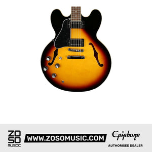 Epiphone EIES335LVSNH1 ES-335 (Left-handed) Vintage Sunburst |  EPIPHONE |  ELECTRIC GUITAR |  Zoso Music