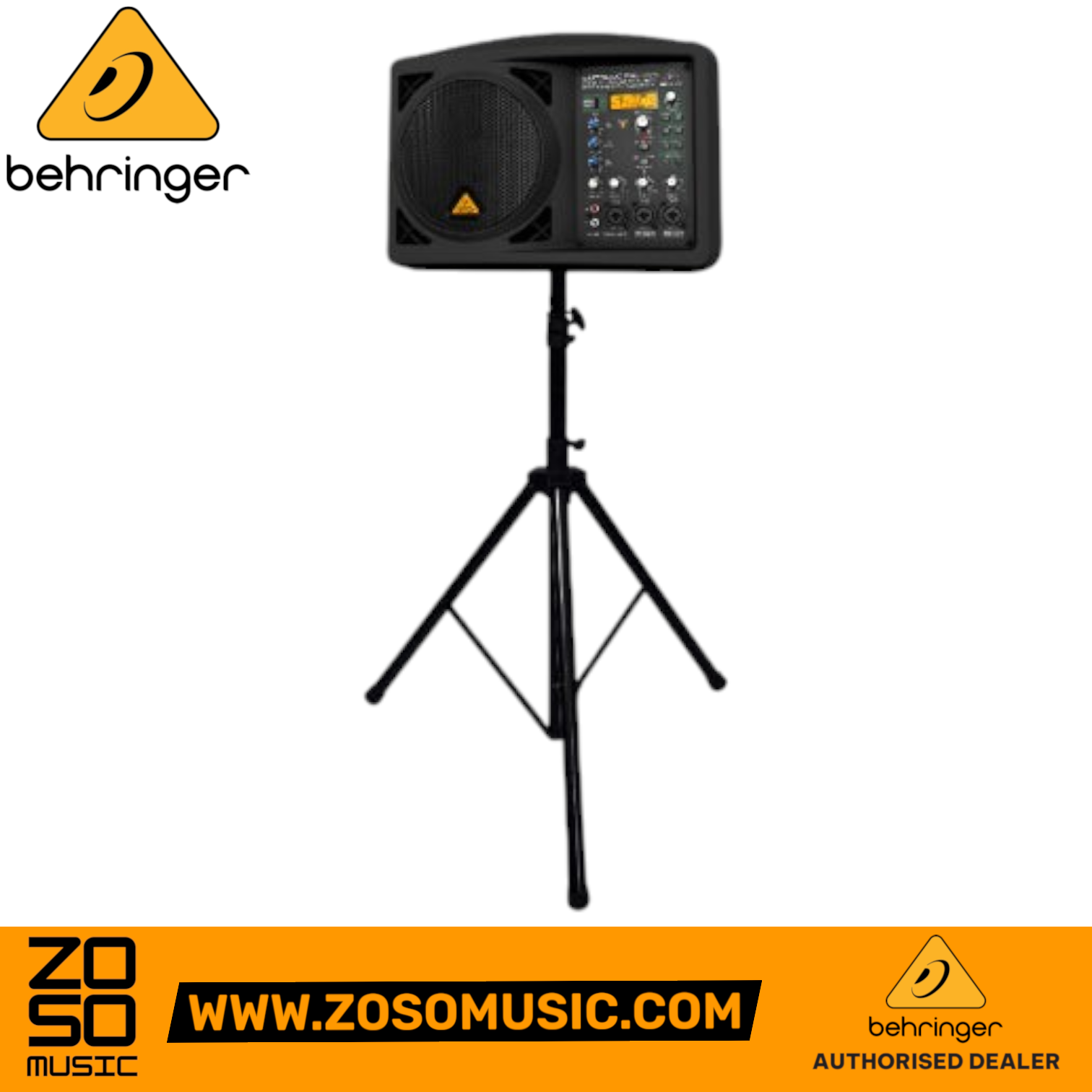 Behringer Eurolive B207MP3 150W 6.5" Personal PA/Monitor Speaker - Pair | BEHRINGER , Zoso Music