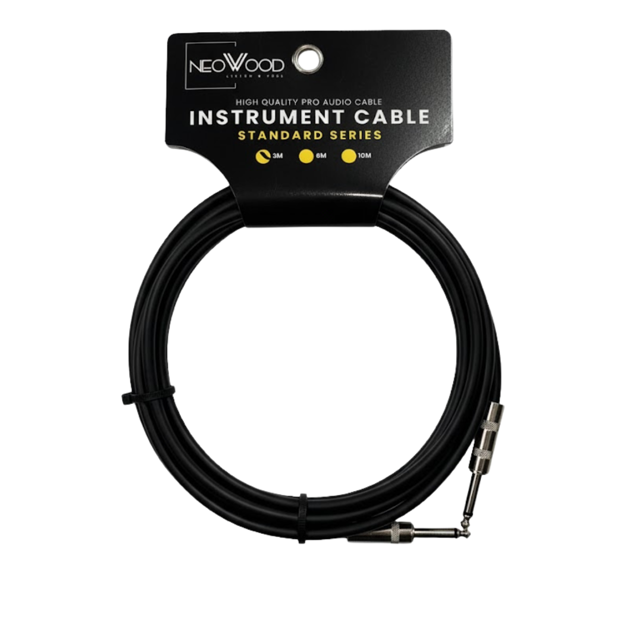 Neowood AMO002 3 & 6 Meter QTR- Right Angled QTR Instrument Cable |  NEOWOOD |  CABLES |  Zoso Music