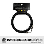 Neowood AMO002 3 & 6 Meter QTR- Right Angled QTR Instrument Cable |  NEOWOOD |  CABLES |  Zoso Music