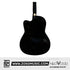 Neowood C10 BK 39Inch Acoustic Guitar Gloss Finish Black |  NEOWOOD |  ACOUSTIC GUITAR |  Zoso Music