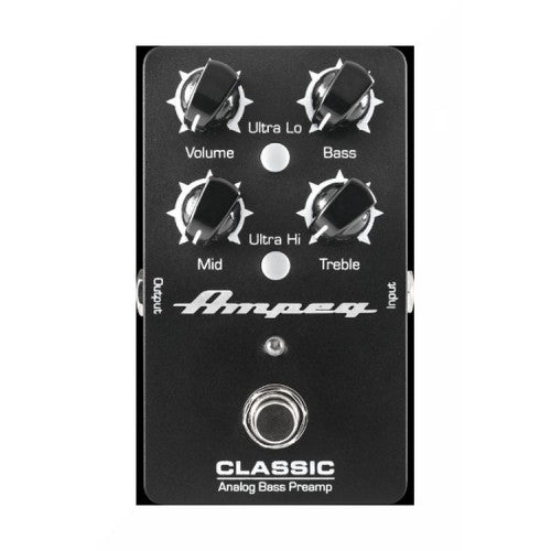 Ampeg Classic Analog Bass Preamp Pedal |  AMPEG |  EFFECTS |  Zoso Music