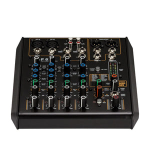 RCF F6X 6 Channel Mixing Console With Multi-fx | Zoso Musix Sdn Bhd