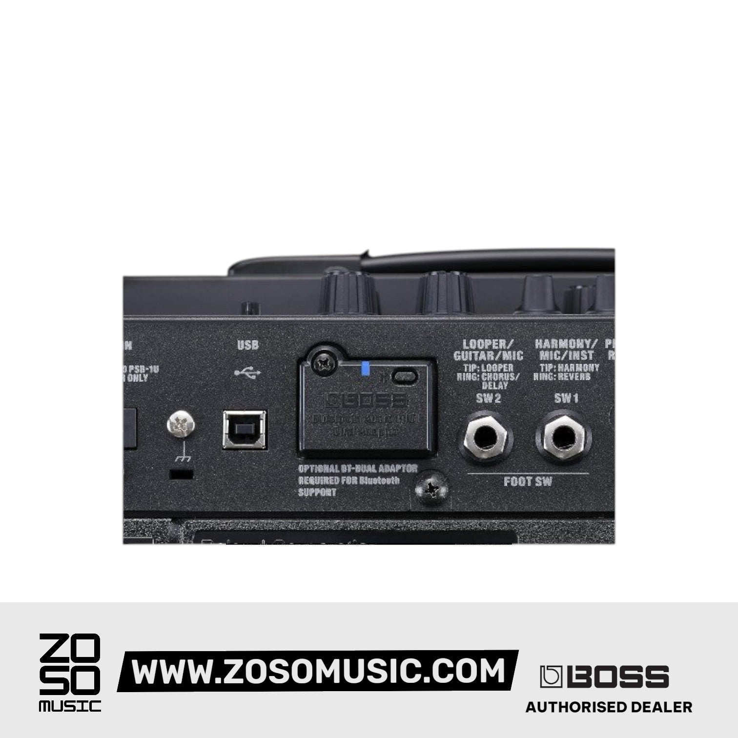 Boss BT-Dual - Bluetooth Audio MIDI Dual Adapter |  BOSS |  MIDI INTERFACES |  Zoso Music