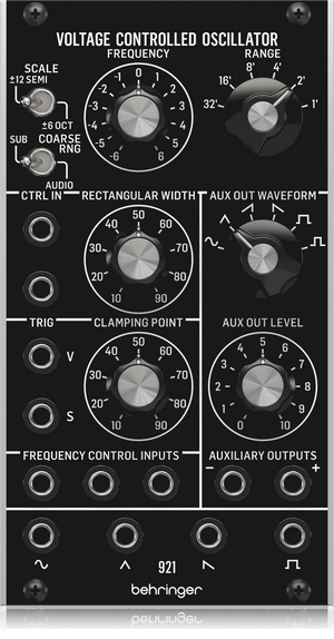 Behringer 921 Voltage Controlled Oscillator Eurorack Module | BEHRINGER , Zoso Music