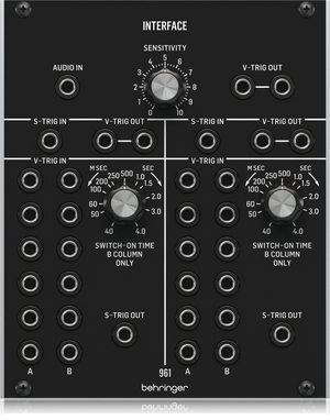 Behringer 961 Interface Analog Multi-channel Trigger Converter Eurorack Module | BEHRINGER , Zoso Music