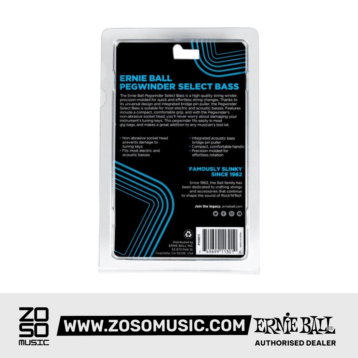 Ernie Ball P09611 Pegwinder Select Bass |  ERNIE BALL |  GUITAR & BASS ACCESSORIES |  Zoso Music