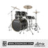 Ludwig Lc16511 Accent Drive 5-piece Drums Set W/hardware, Throne & Cymbal Color Black Cortex (Full Set) | Zoso Music Sdn Bhd