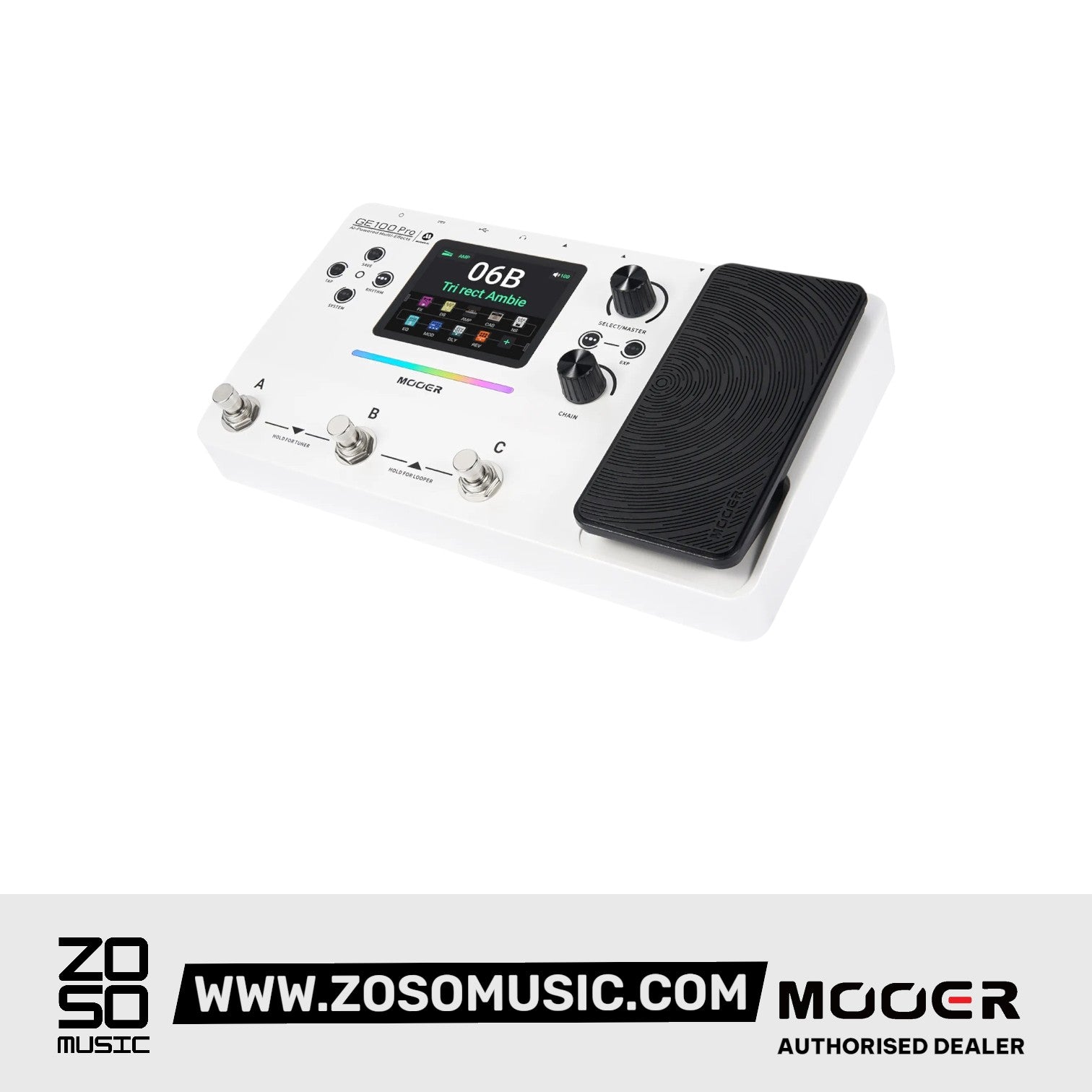 Mooer GE100Pro AI Intelligent Multi-Effects Pedal