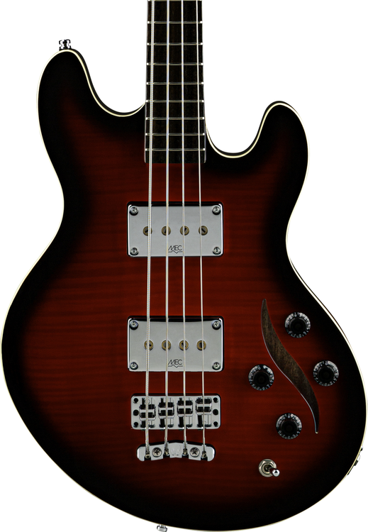 Warwick RockBass Artist Line SklarBass I 4String Guitar, Burgundy Blackburst Transparent High Polish | Zoso Music Sdn Bhd