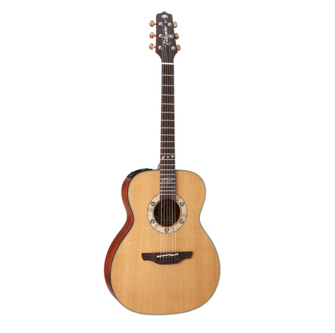 TAKAMINE KENNY CHESNEY KC70 OM BODY ACOUSTIC-ELECTRIC SOLID CEDAR TOP WITH CT4B II PREAMP & HARD CASE (MADE IN JAPAN)