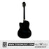 Neowood C10 BK 39Inch Acoustic Guitar Gloss Finish Black |  NEOWOOD |  ACOUSTIC GUITAR |  Zoso Music