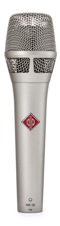 Neumann KMS 105 Cardioid Condenser Handheld Vocal Microphone - Nickel | Zoso Music Sdn Bhd
