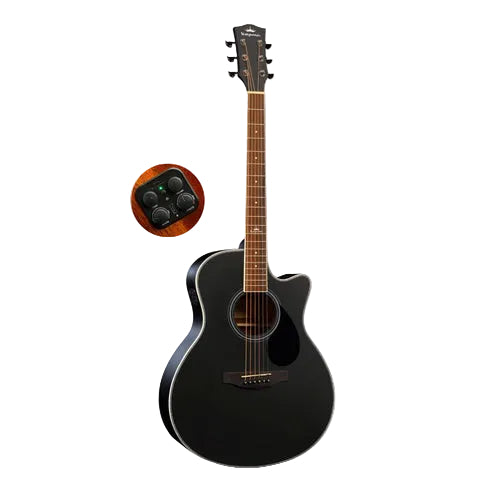 Kepma A1CE 41 inch Grand Auditorium Acoustic Guitar with AcoustiFex® K-10 Pickup