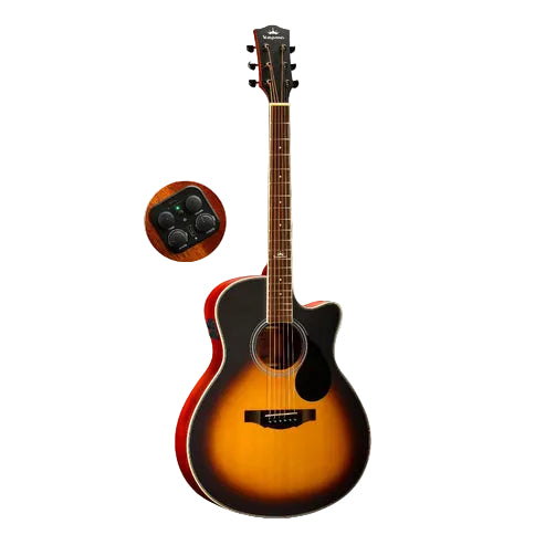 Kepma A1CE 41 inch Grand Auditorium Acoustic Guitar with AcoustiFex® K-10 Pickup
