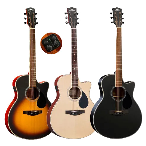 Kepma A1CE 41 inch Grand Auditorium Acoustic Guitar with AcoustiFex® K-10 Pickup | Zoso Music Sdn Bhd